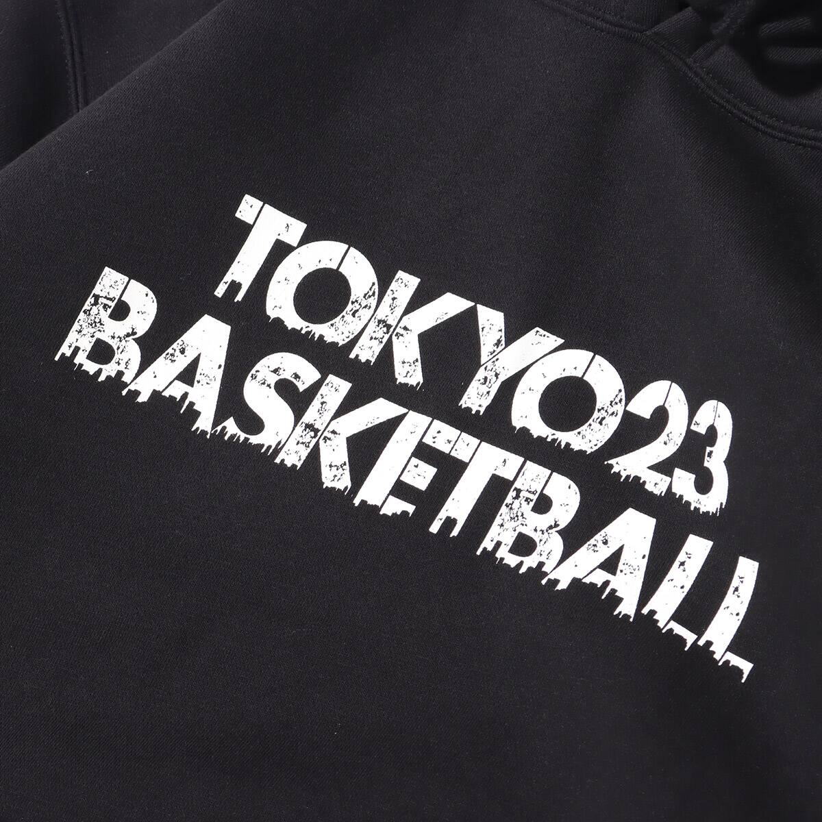 TOKYO 23 SKYLINE HOODIE BLACK 21FW-Iの画像
