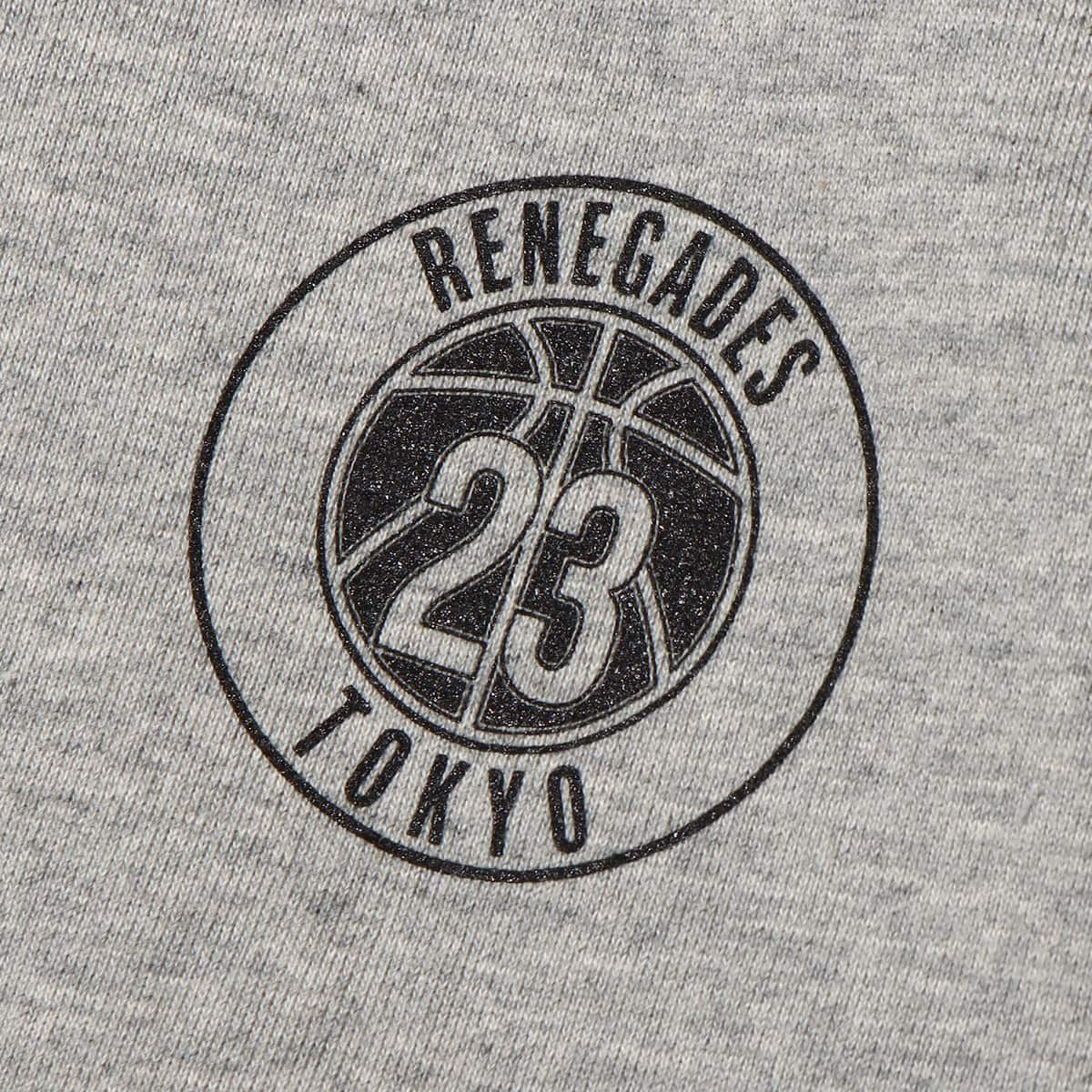 TOKYO 23 RENEGADES QUARTER-ZIP CADET COLLAR SWEAT GRAY 22FW-I