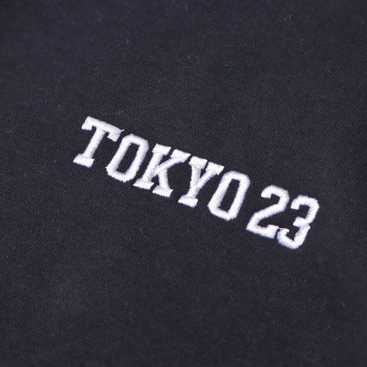 TOKYO 23 EMBROIDERY LOGO HOODIE NAVY 23FW-Iの画像