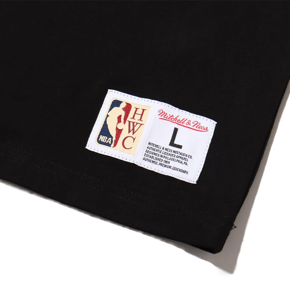 Mitchell & Ness PREMIUM POCKET TEE LAL BLACKの画像