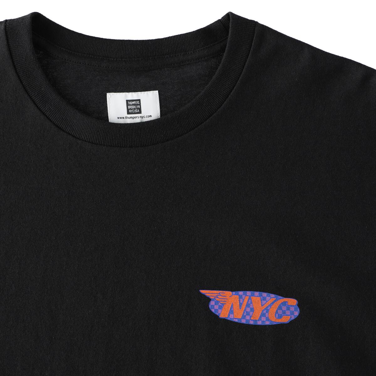 THUMPERS TEAM S/S TEE BLACK 21SU-Iの画像