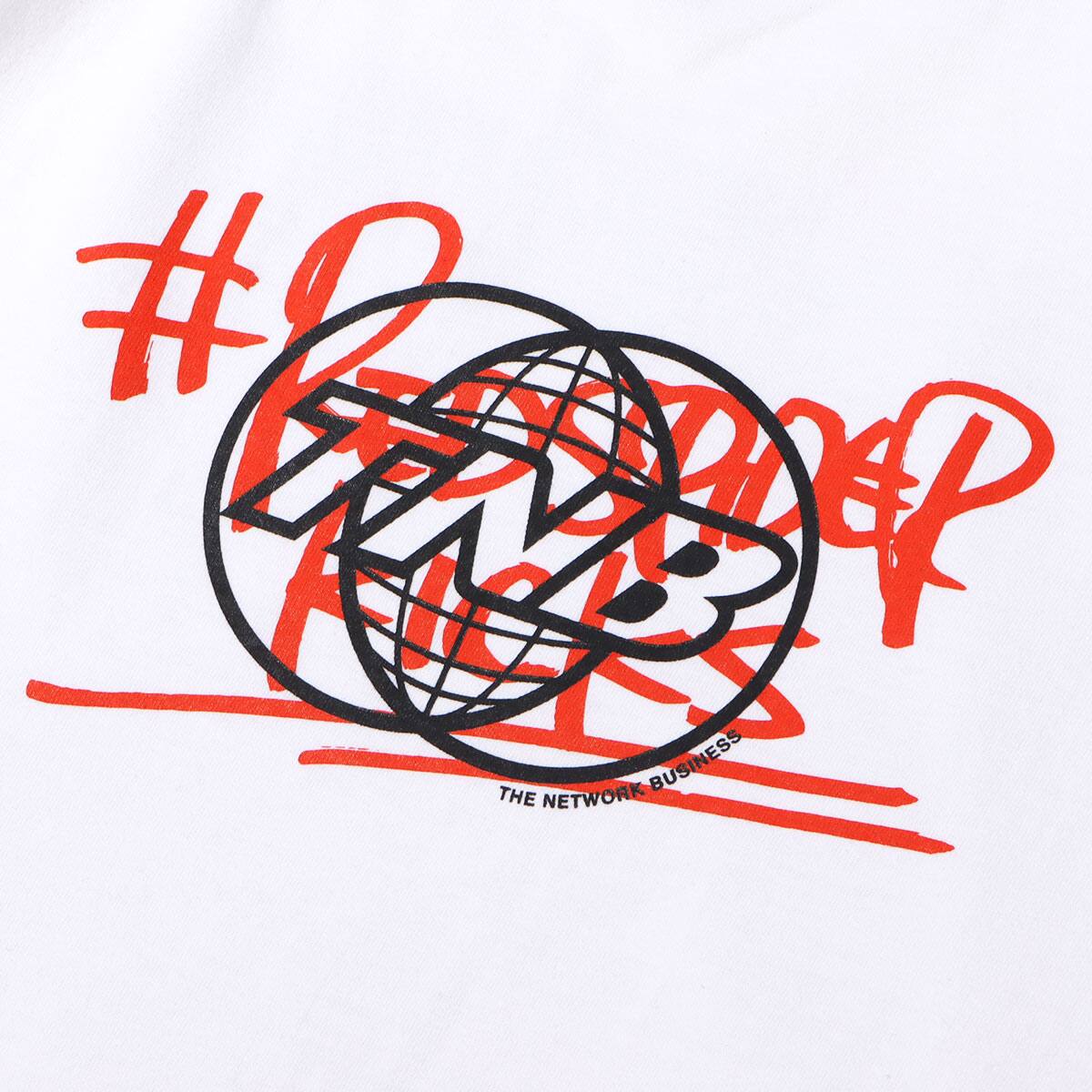 THE NETWORK BUSINESS x RED SPIDER KICKS SNEAKER TOWER TEE WHITE 22SU-I