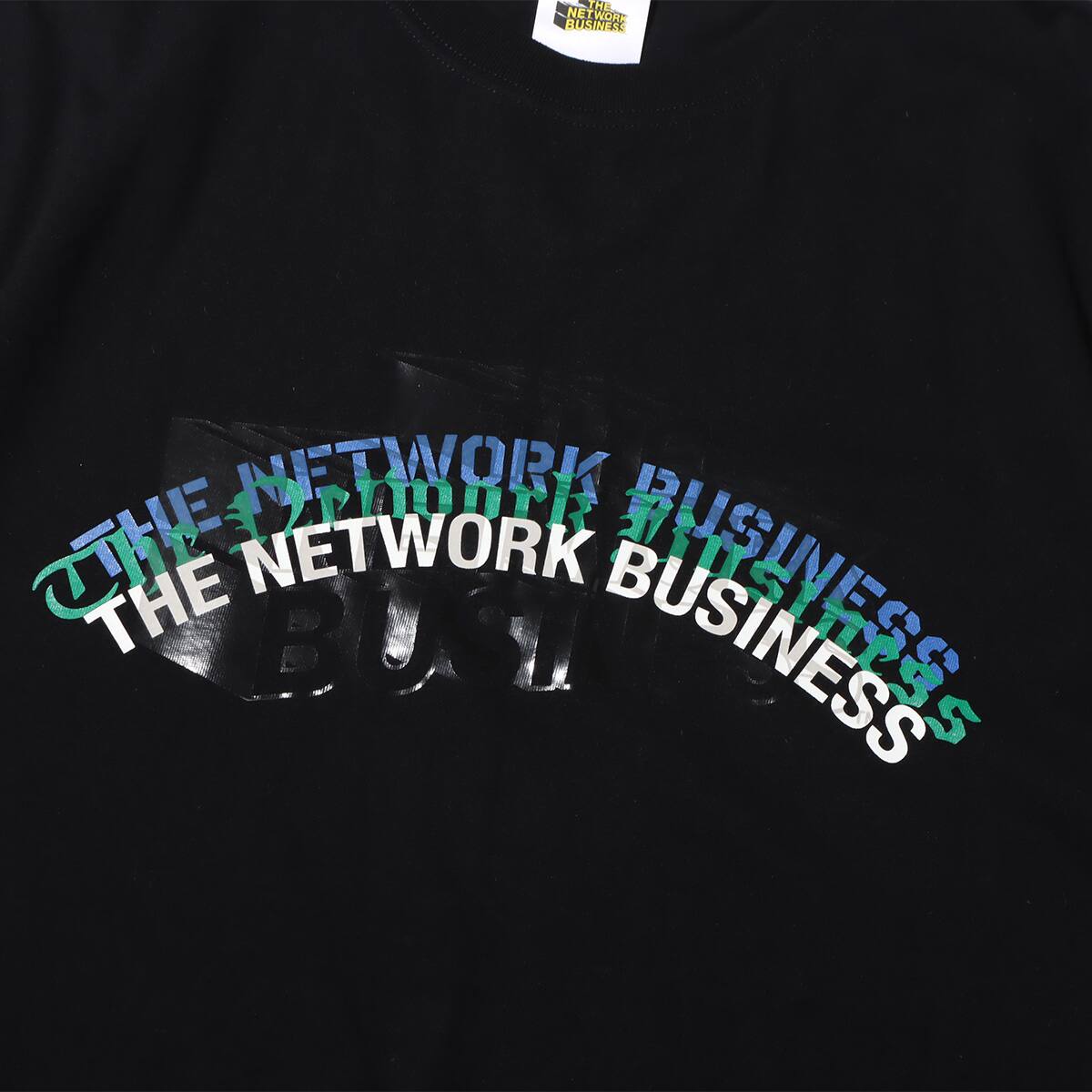 THE NETWORK BUSINESS THREE ARCH LOGO TEE BLACK 22SU-Iの画像