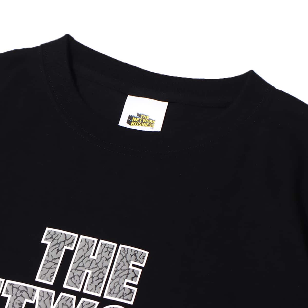 THE NETWORK BUSINESS FOAM PRINT ELEPHANT S/S TEE BLACKの画像