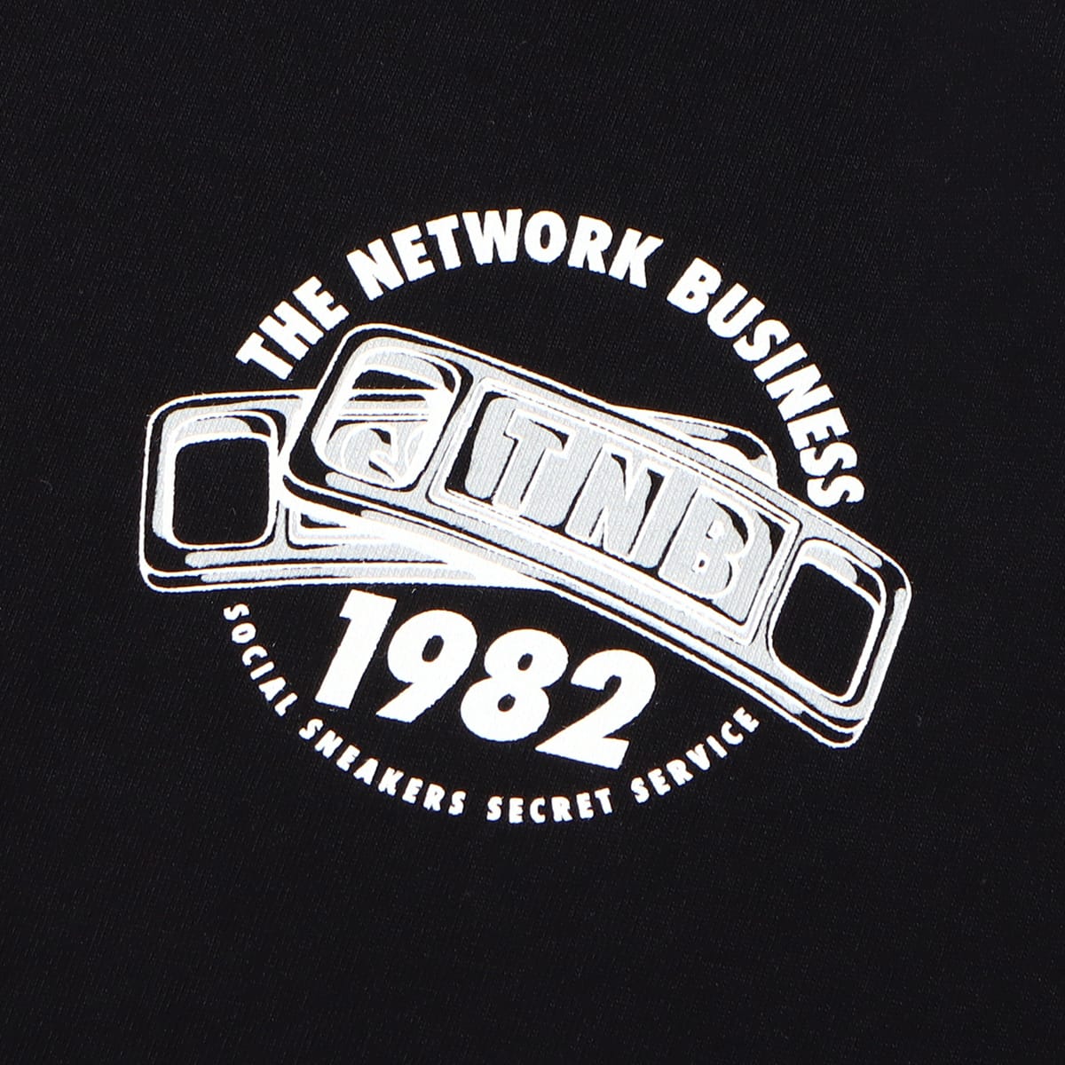 THE NETWORK BUSINESS PALM TREE TEE BLACKの画像