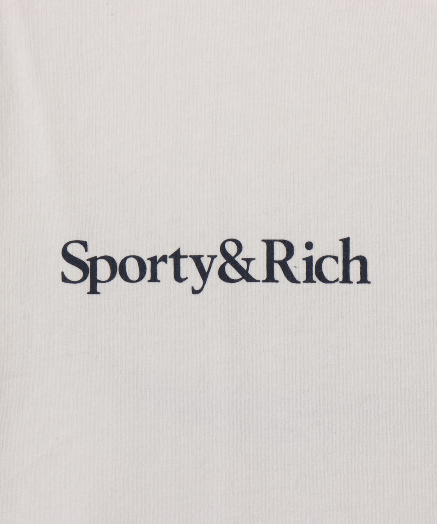 SPORTY＆RICH Yankees Curve T-Shirt Whiteの画像