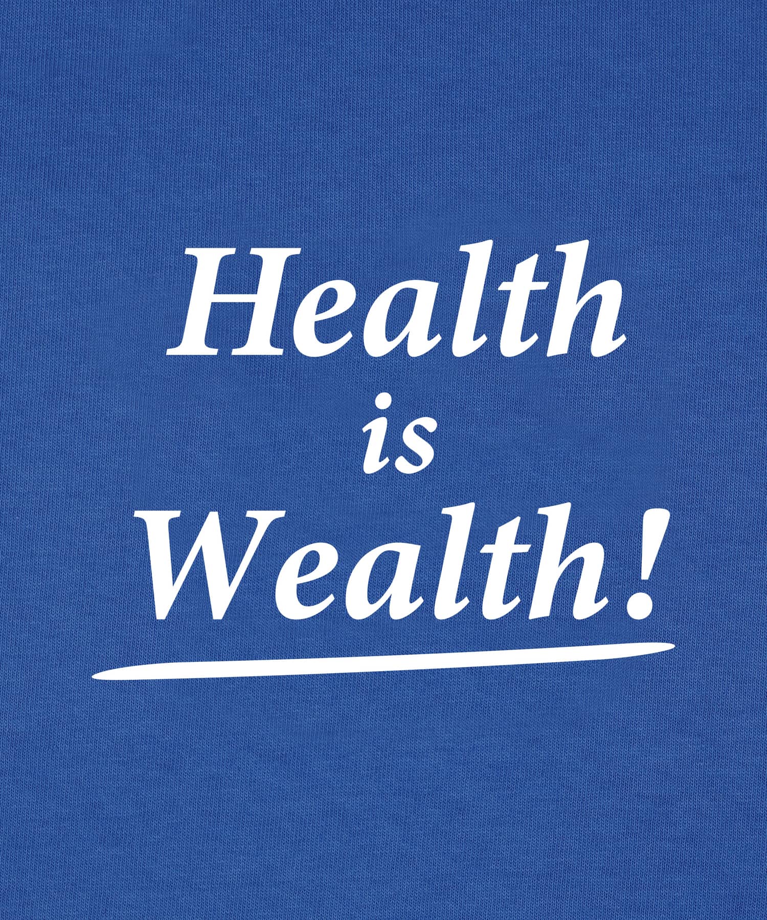SPORTY＆RICH Health is Wealth T-Shirt Paris Blueの画像