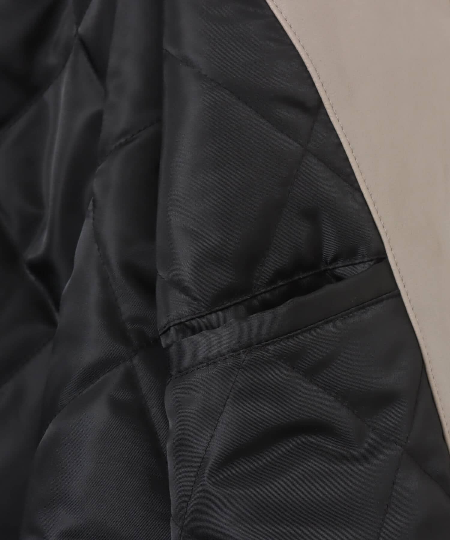 TOKYO 23 Leather Stadium Jacket GRAYの画像