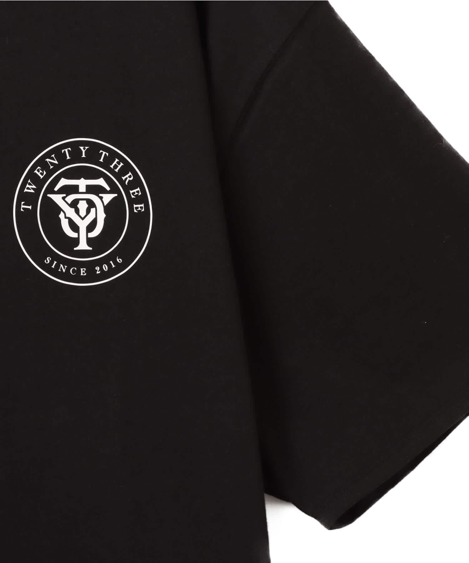 TOKYO 23 Circle Logo T-shirt BLACKの画像