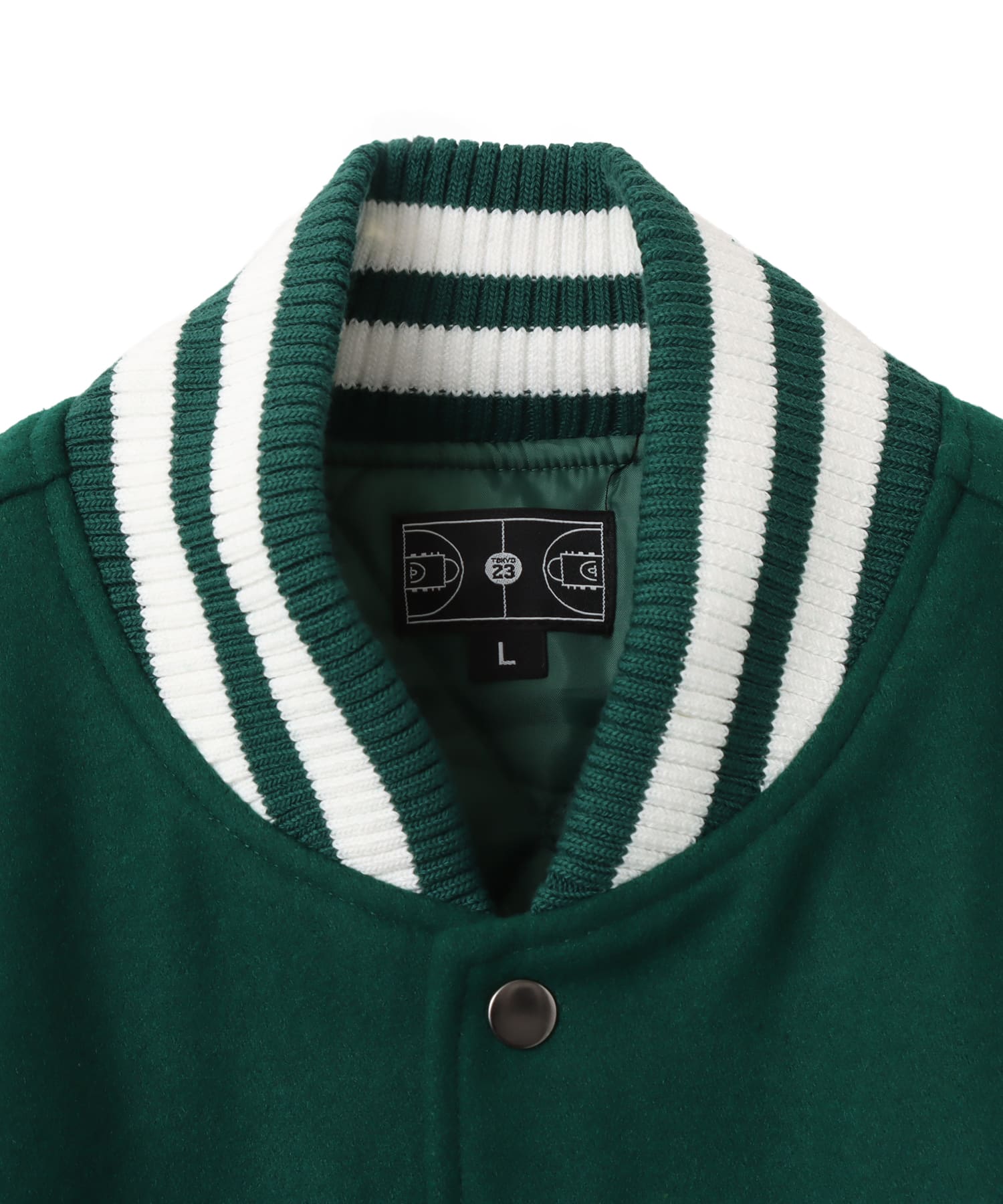 TOKYO 23 Varsity Jacket GREENの画像