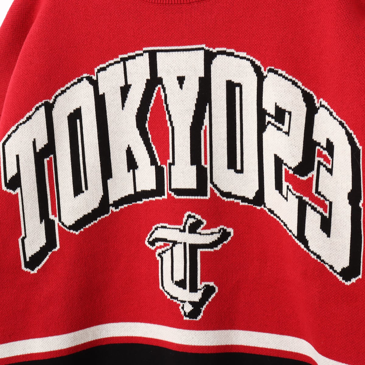 TOKYO 23 JACQUAURD GAME KNIT REDの画像