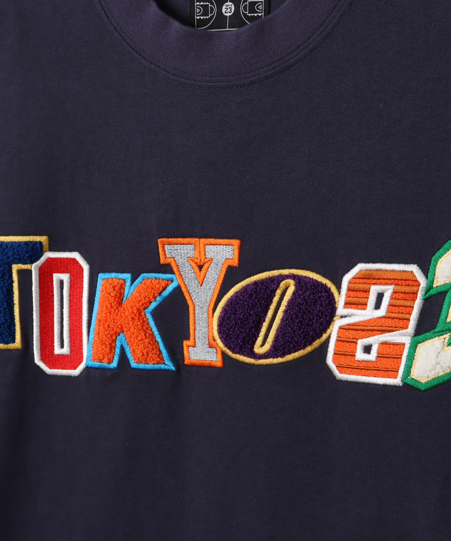 TOKYO 23 EMBROIDERY T-shirt NAVYの画像