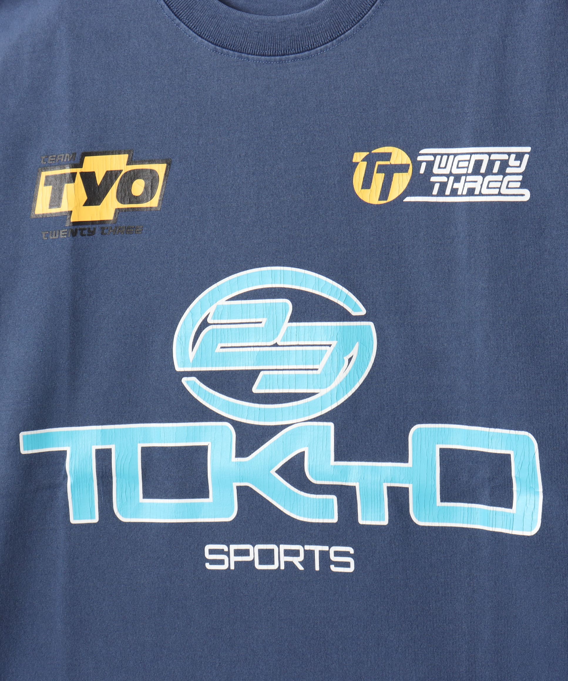 TOKYO 23 Racing Print T-shirt NAVYの画像