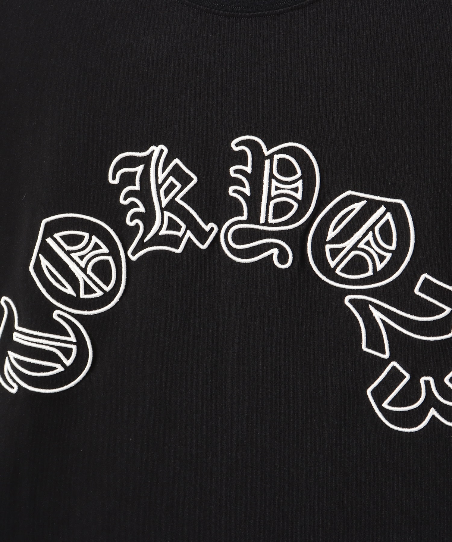 TOKYO 23 Embroidery Simple Logo T-shirt BLACKの画像