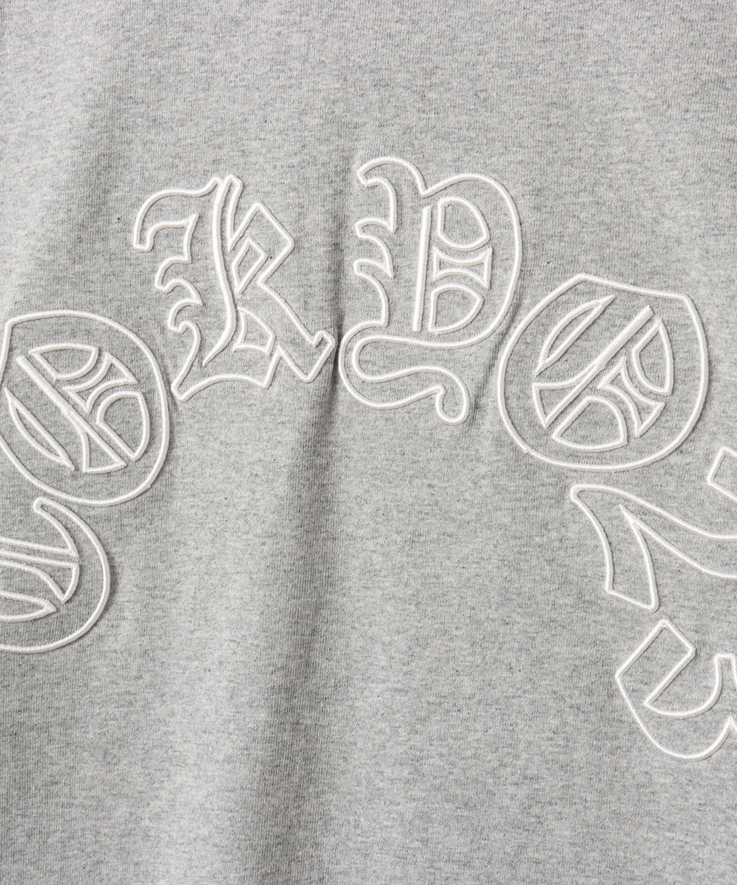 TOKYO 23 Embroidery Simple Logo T-shirt GRAYの画像