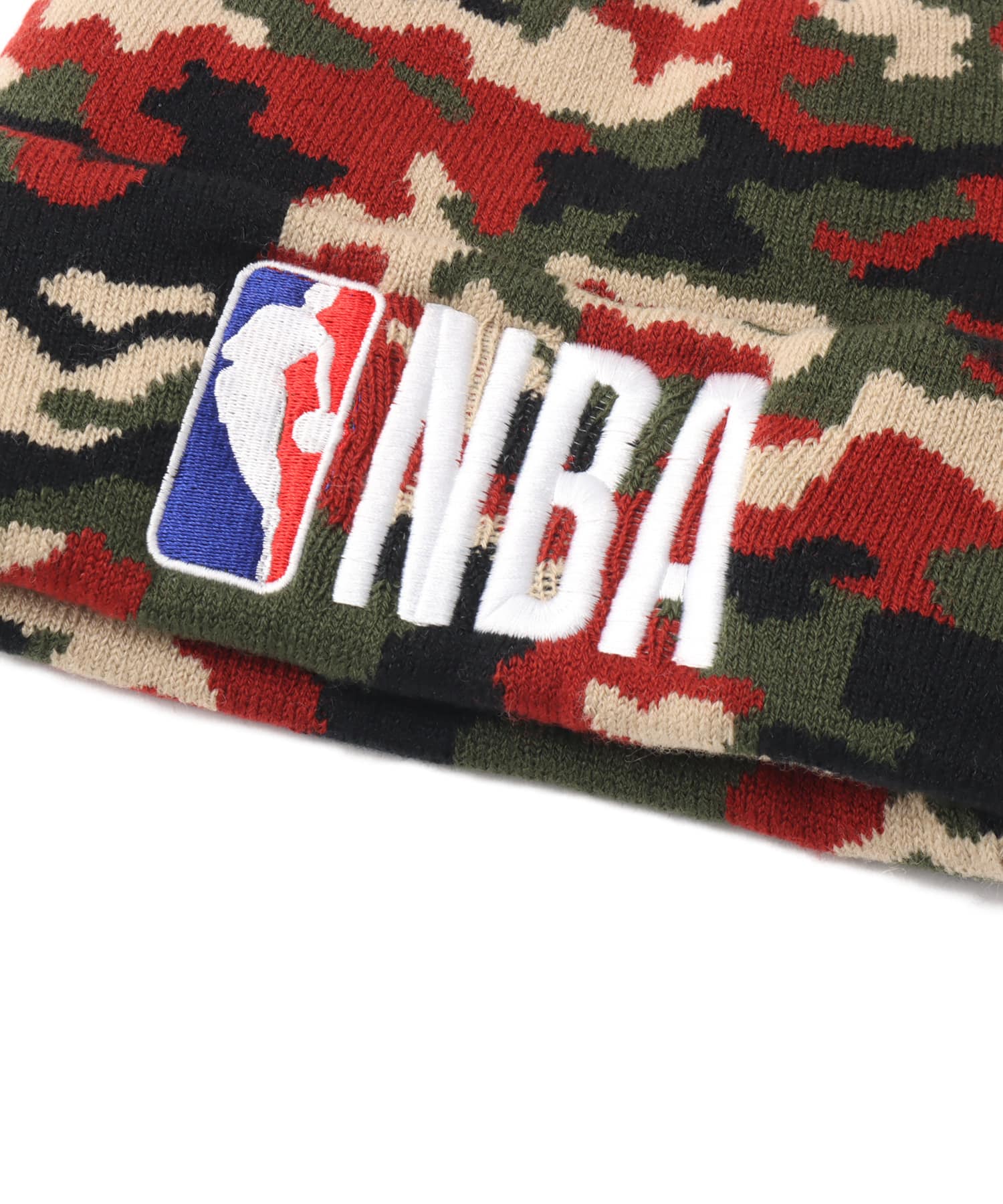 TOKYO23 x NBA Logo Knit Beanie CAMOUFLAGEの画像
