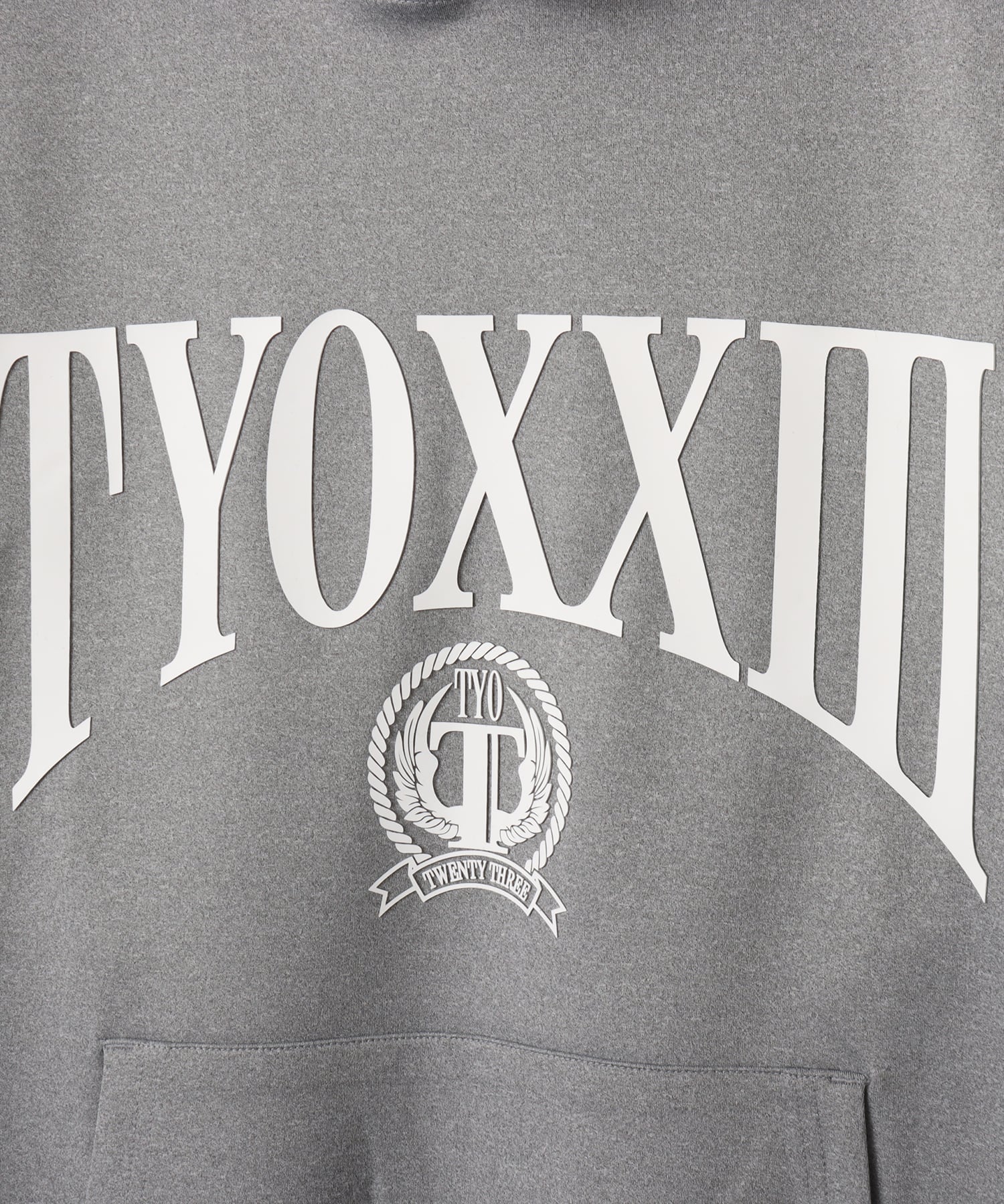 TOKYO23 Cardboard Knit Hoodie GRAYの画像