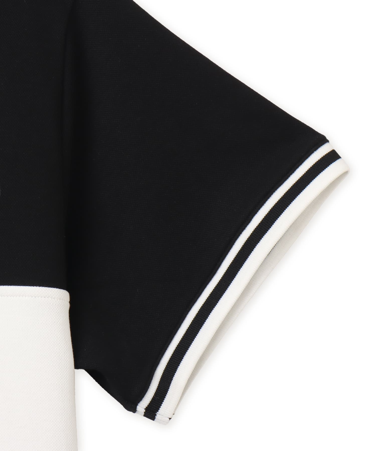 TOKYO 23 Panelled Polo Shirt BLACKの画像