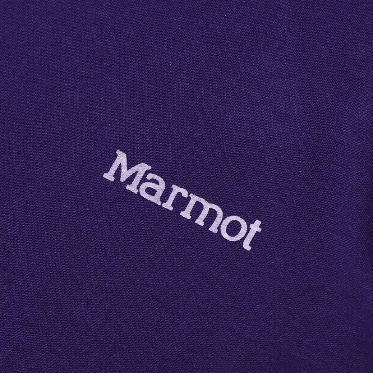Marmot BIG DOT-M H/S CREW PURPLE 20SP-Iの画像