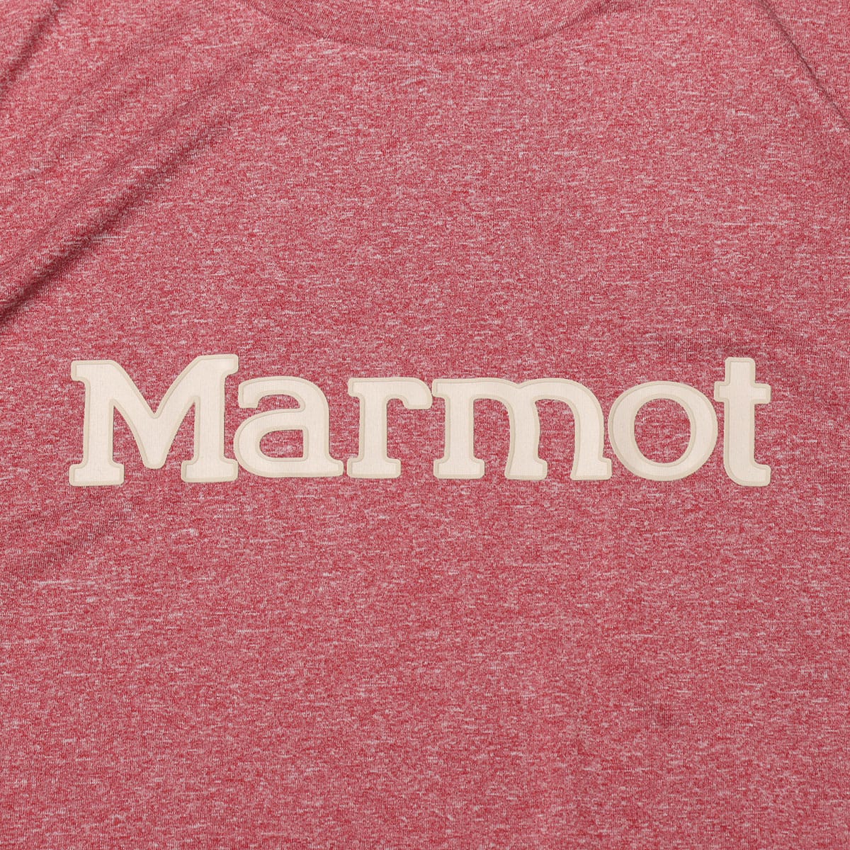 Marmot LOGO H/S CREW RED 20SP-Iの画像