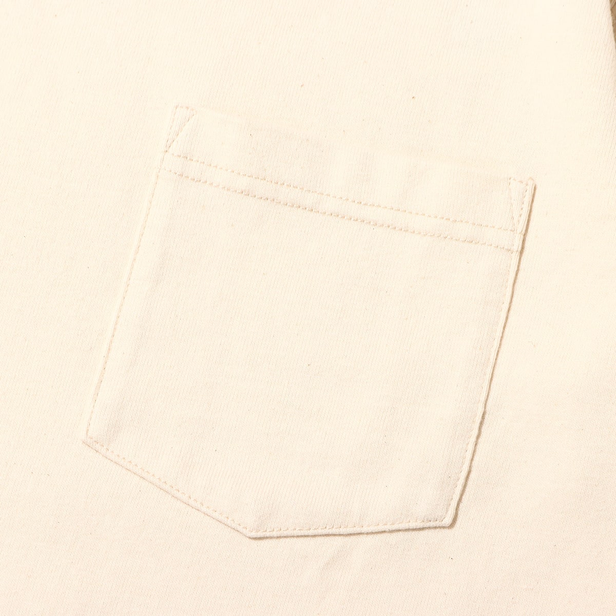 snow peak Recycled Cotton Heavy T shirt Ecru 23SP-Iの画像
