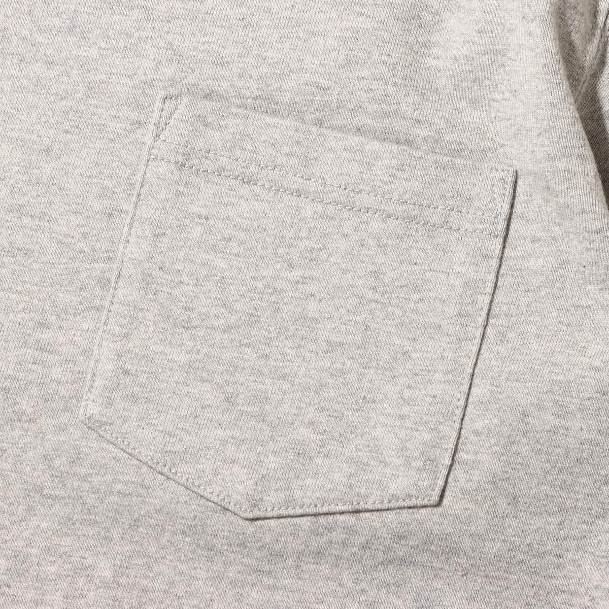 snow peak Recycled Cotton Heavy T shirt M.Grey 23SP-Iの画像
