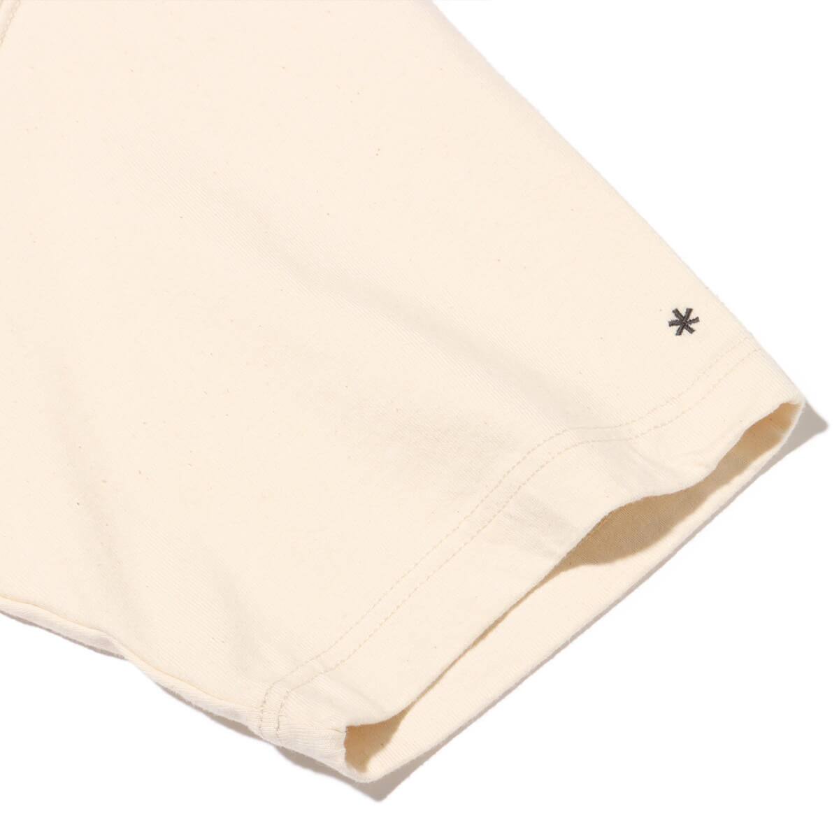 snow peak RecycledCotton HeavyMockneckT-Shirt Ecru 24SP-Iの画像
