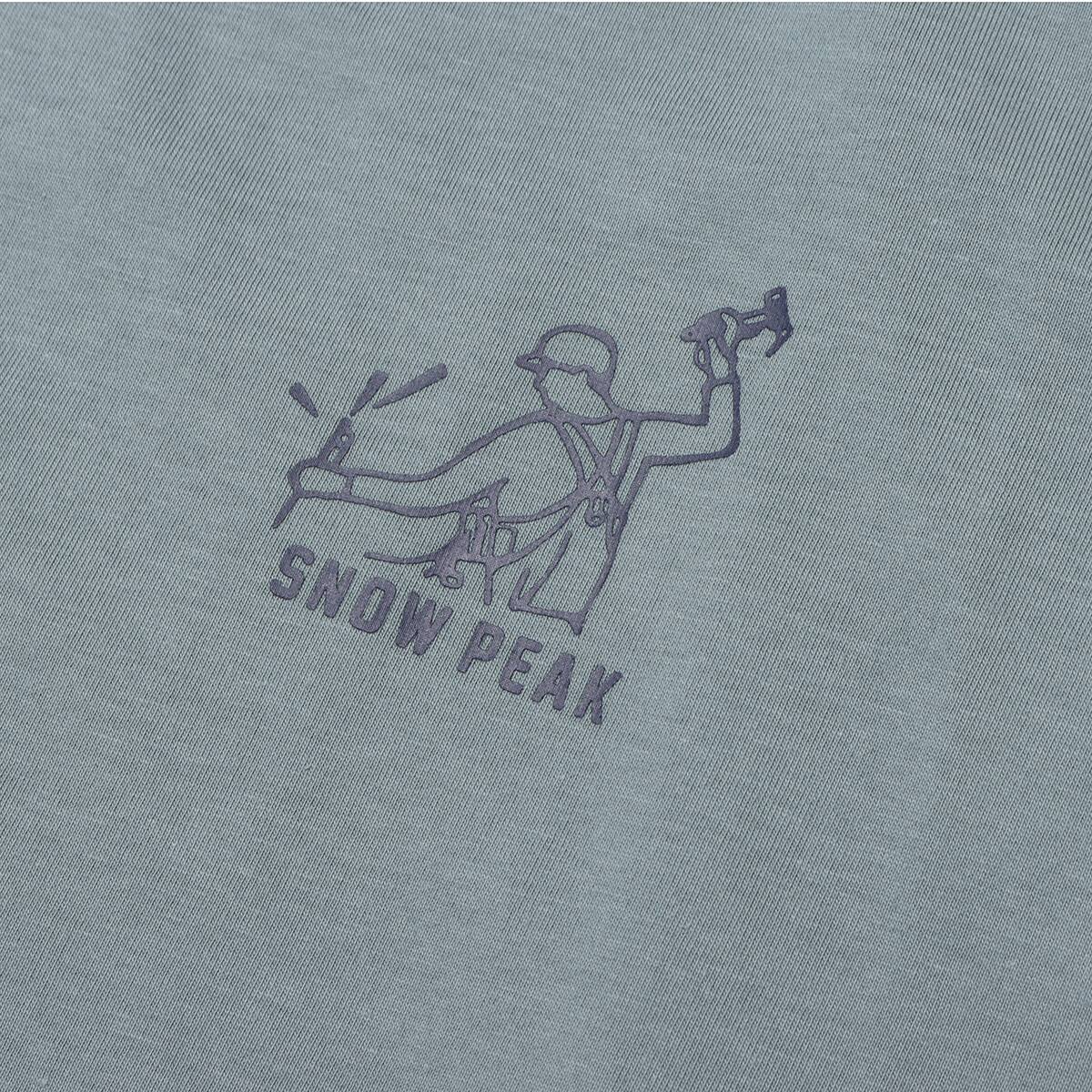 snow peak Foam Printed L/S T shirt Snow Peak Sax 23FA-Iの画像