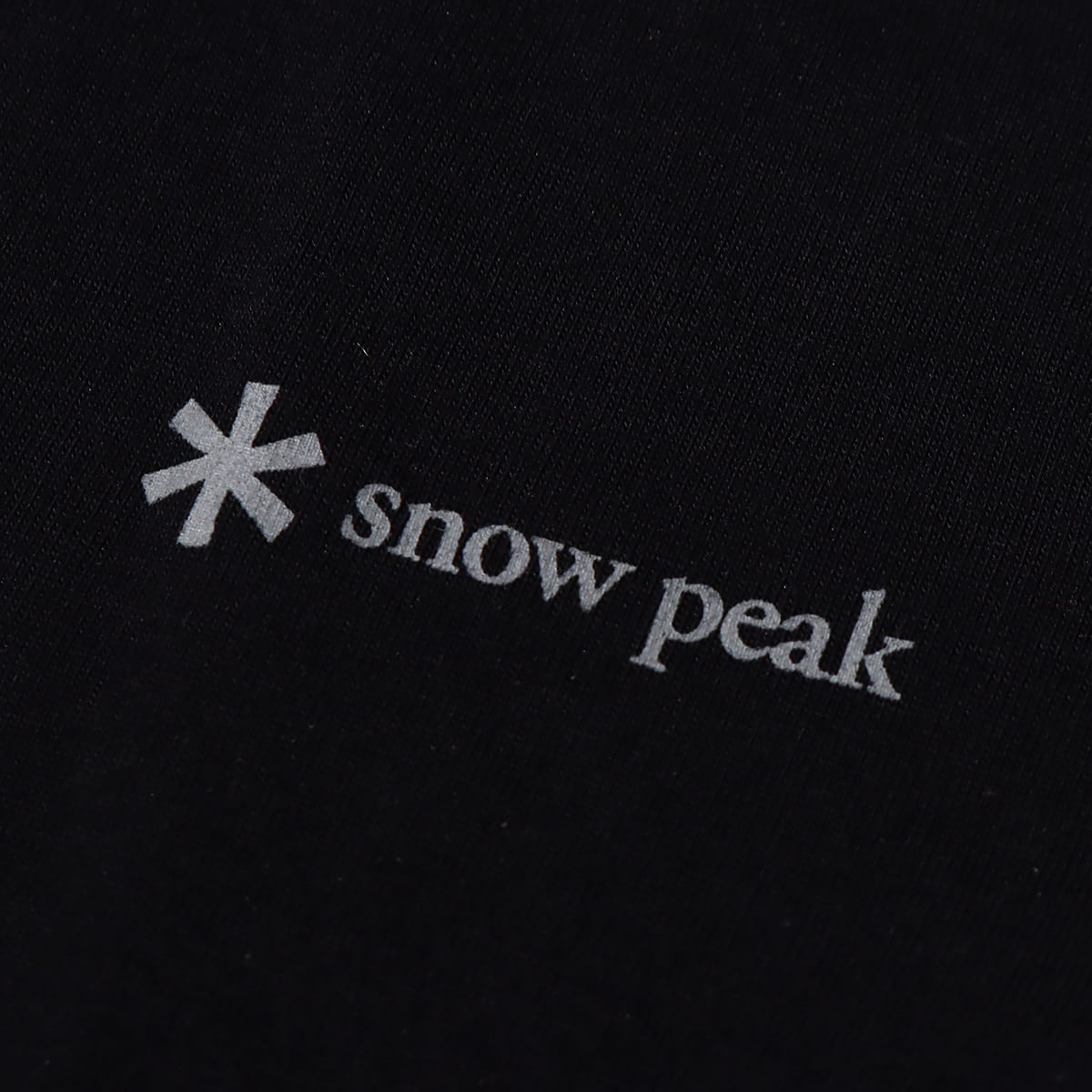 snow peak SP Logo T shirt Black 23SP-Iの画像