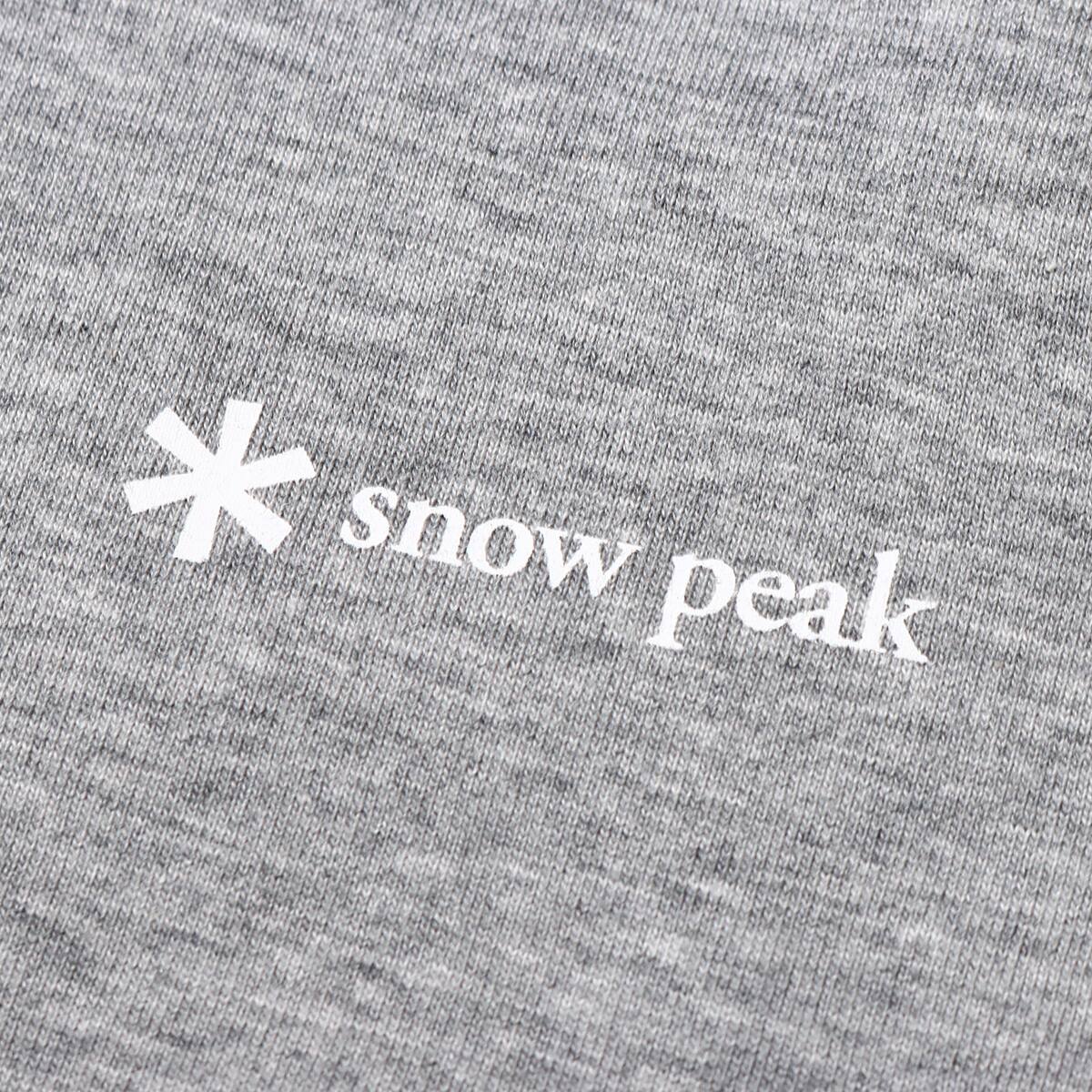 snow peak SP Logo T shirt M.Grey 23SP-Iの画像