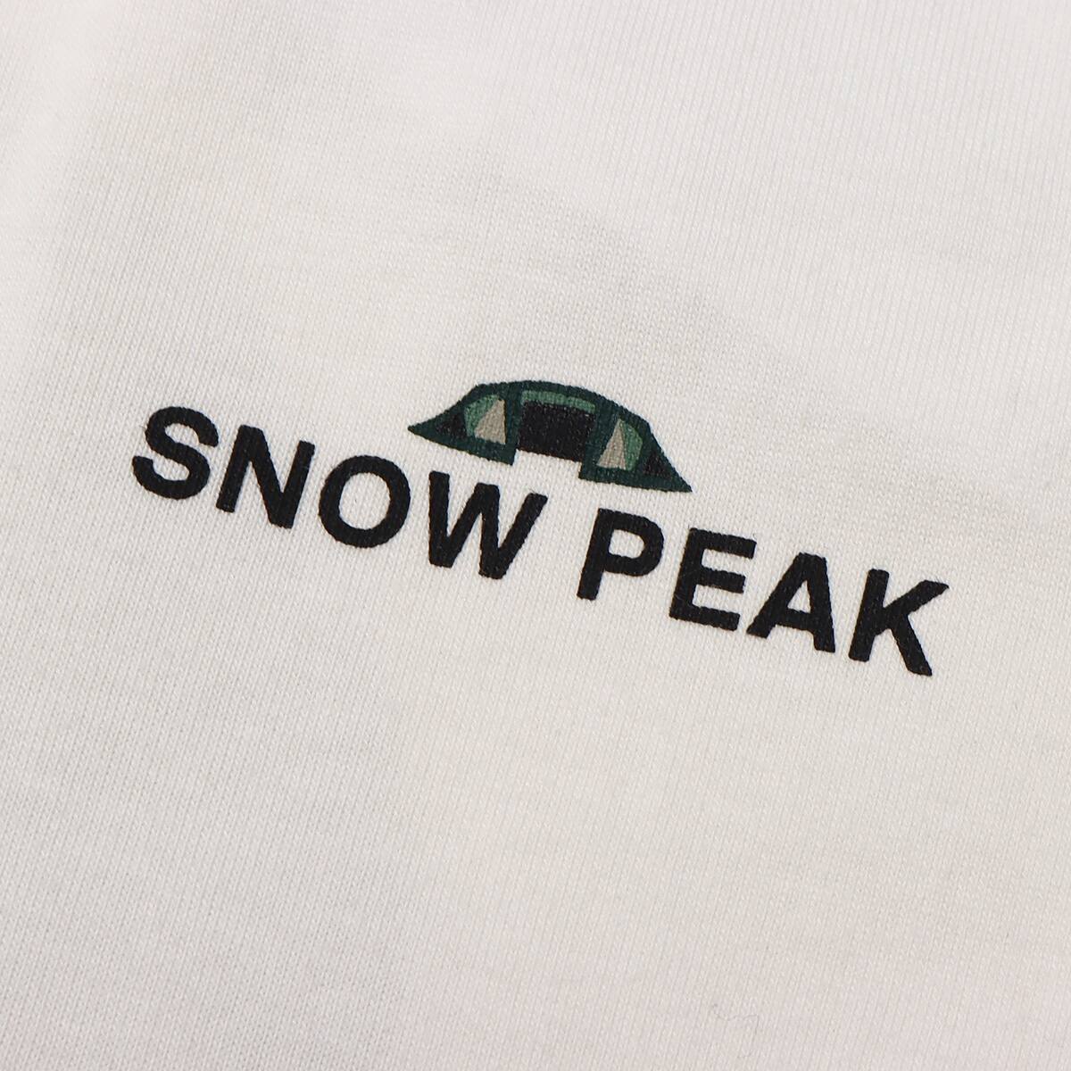 snow peak Relaxin' Fieldscape T shirt White 23SP-Iの画像