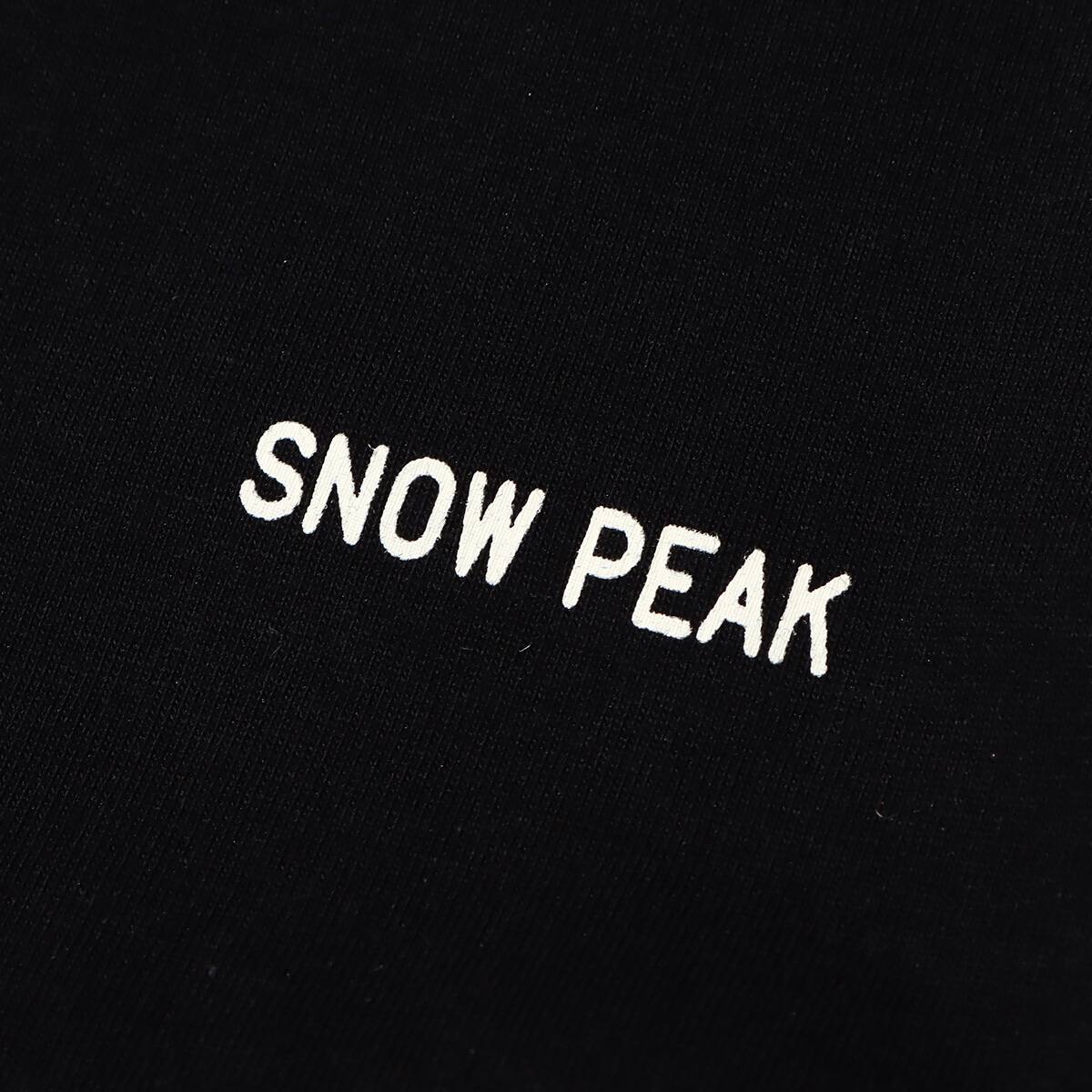 snow peak ROPEWORK T shirt Black 23SP-Iの画像