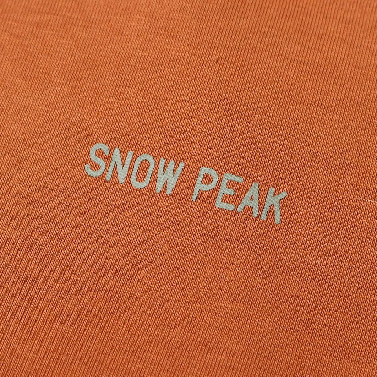snow peak ROPEWORK T shirt Brown 23SP-Iの画像