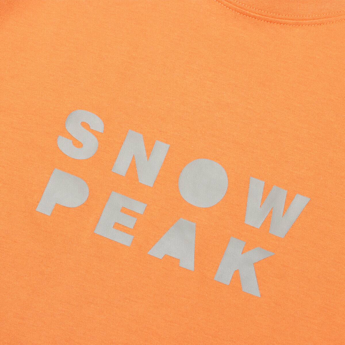 snow peak SNOWPEAKER T-Shirt CAMPER Orange