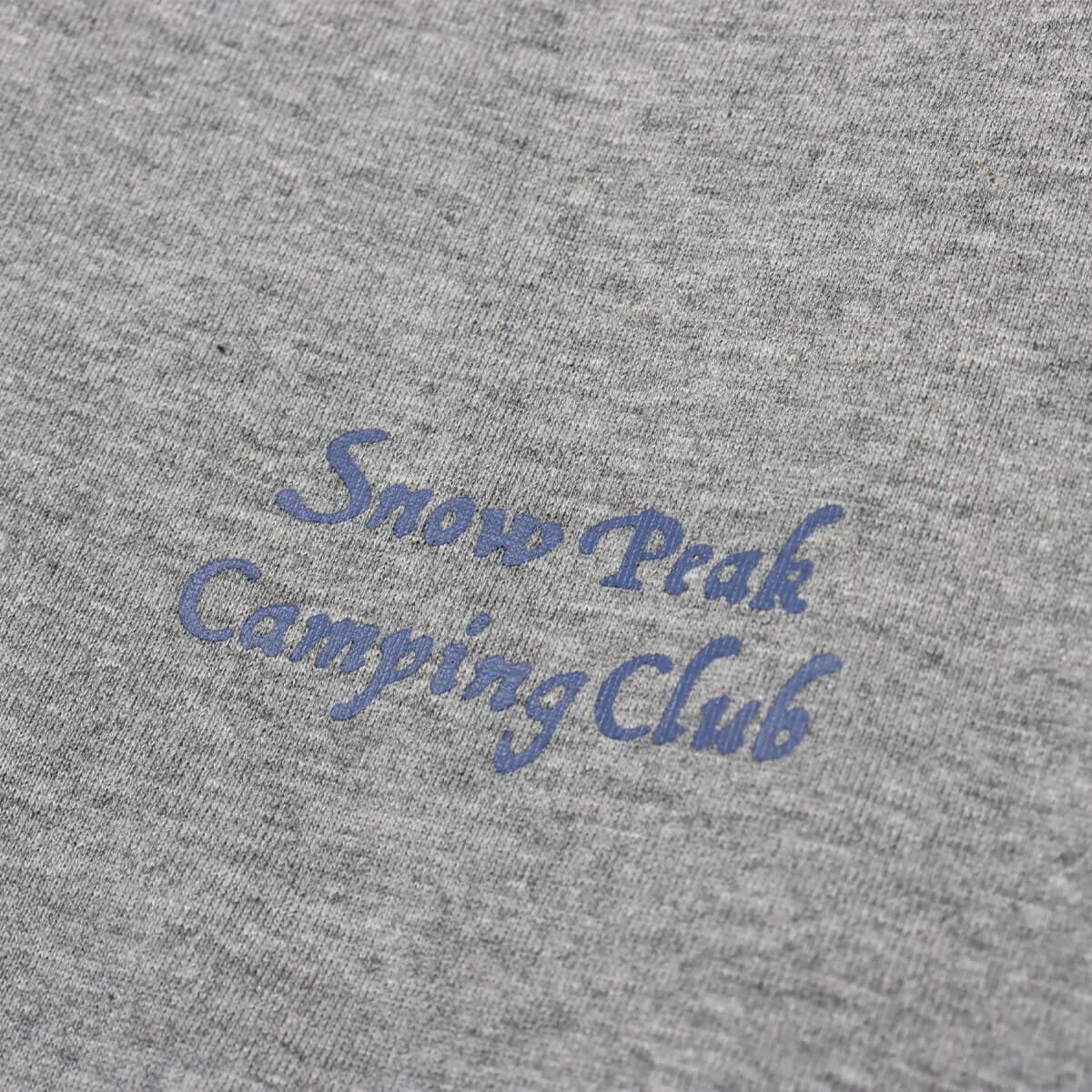 snow peak SP Camping Club Long Sleeve T-Shirt M.greyの画像