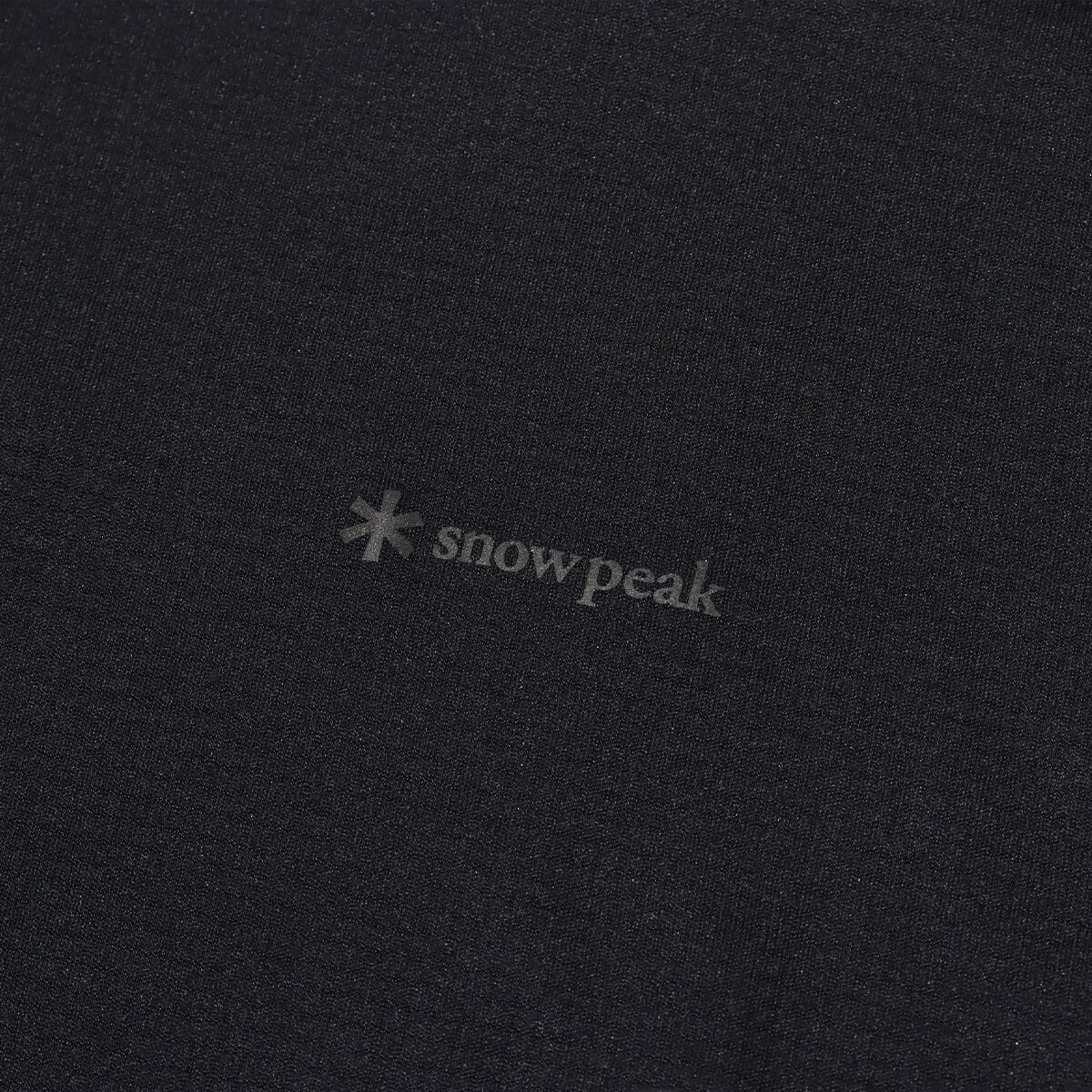 snow peak Pe Power Dry Short Sleeve T-Shirt Black 24SP-Iの画像