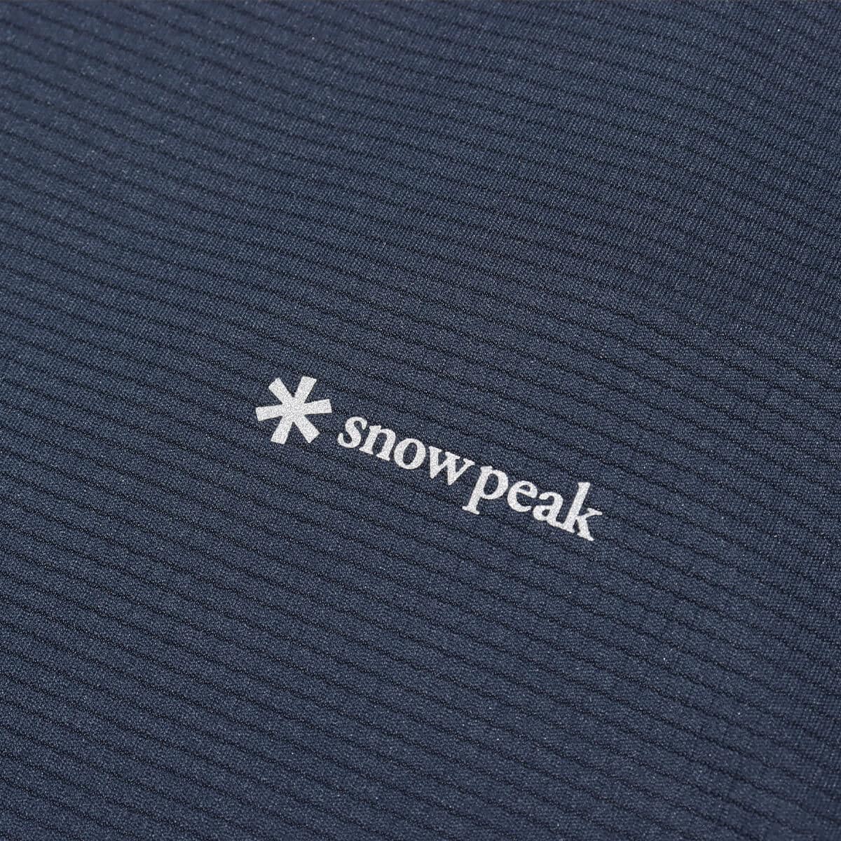 snow peak Pe Power Dry Short Sleeve T-Shirt Navy 24SP-Iの画像