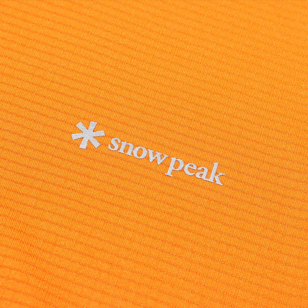 snow peak Pe Power Dry Short Sleeve T-Shirt Orange 24SP-Iの画像