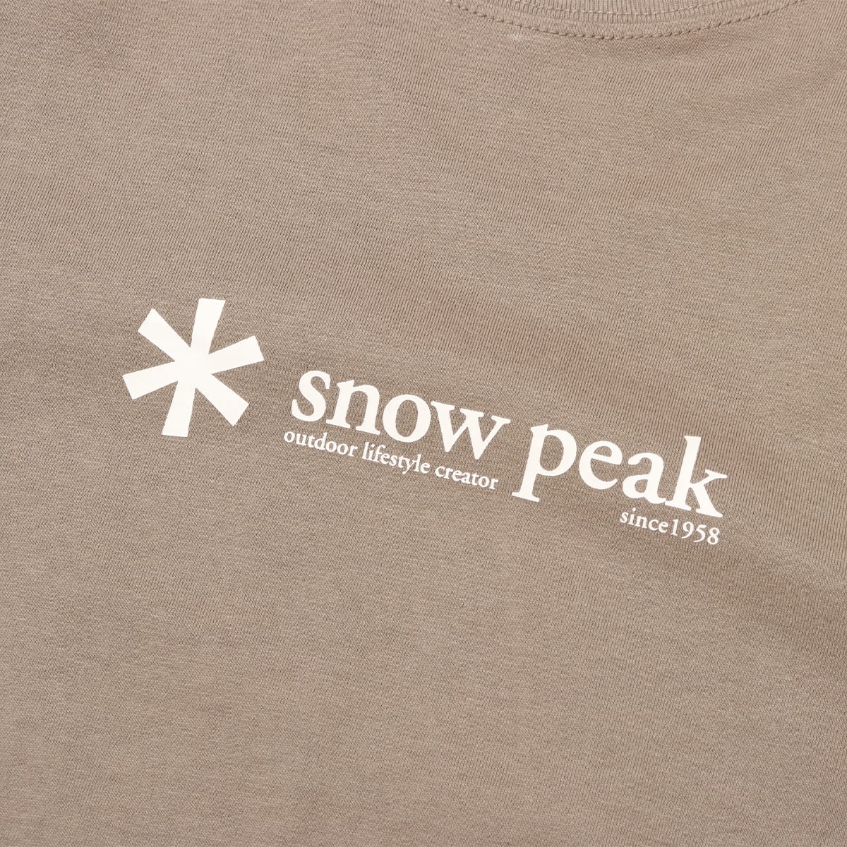 snow peak Soft Cotton Logo Short Sleeve T-Shirt Pro. 24SP-Iの画像