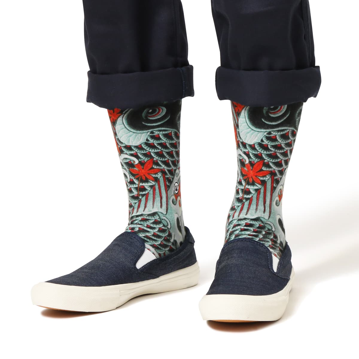 UBIQ“IREZUMI” SOCKS (Koi)  Designed by Mutsuo BLACKの画像
