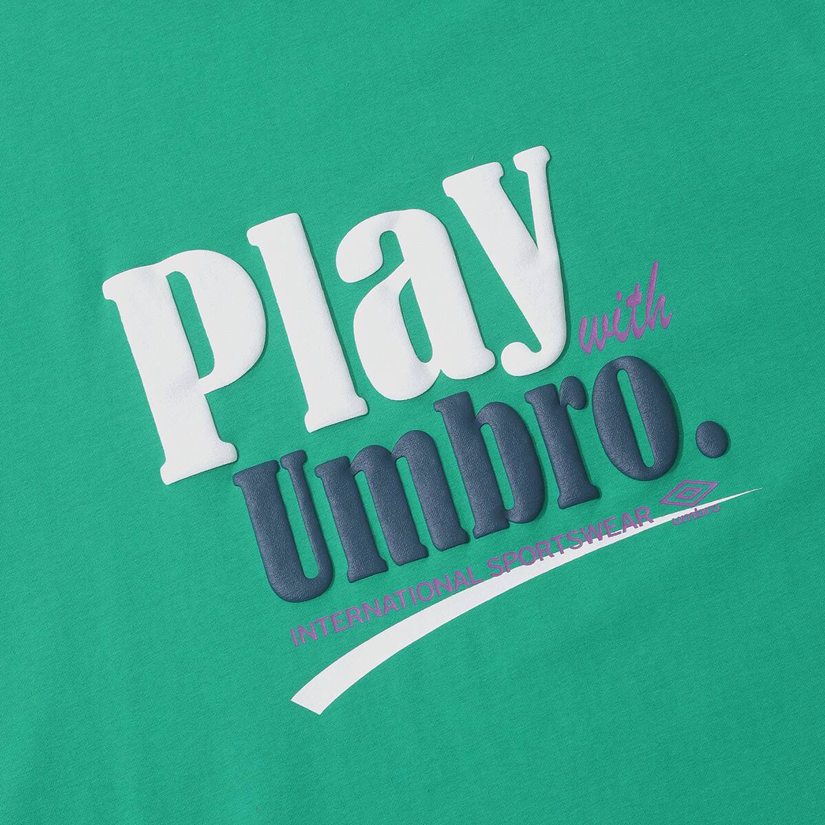 UMBRO SHORT SLEEVE SHIRT GREEN 23SU-Sの画像