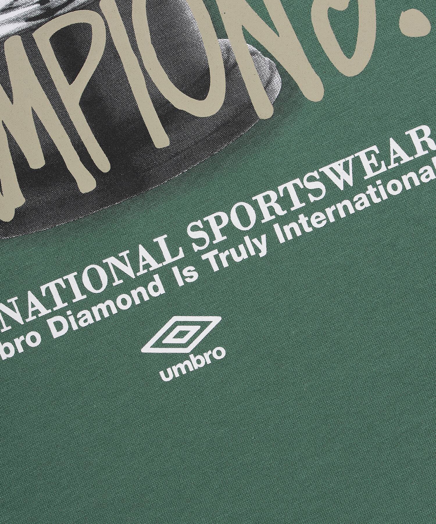 UMBRO 【KOREA COLLECTION】TROPHY SHORTS SLEEVE T-SHIRTS グリーンの画像