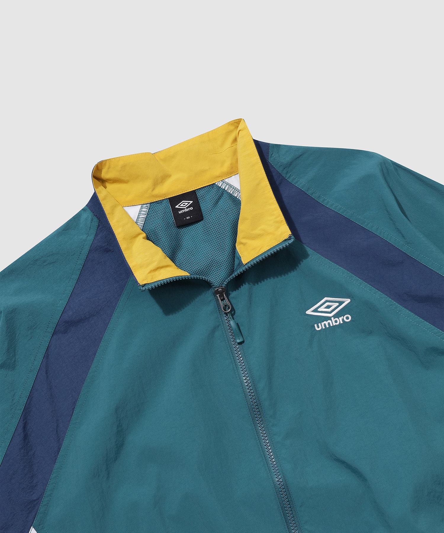 UMBRO 【KOREA COLLECTION】COLOR BLOCK STAND-NECK JACKET ブルーの画像
