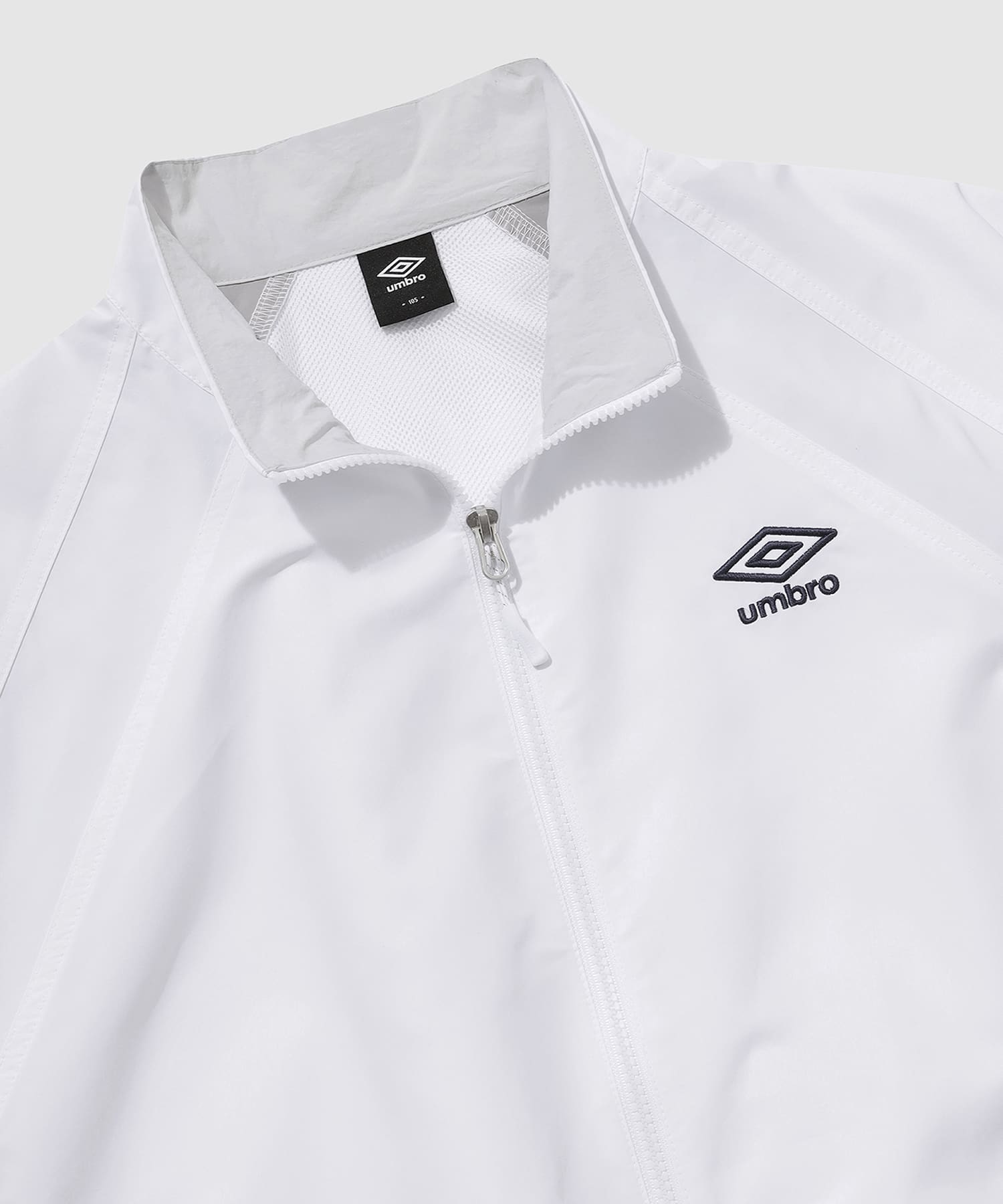 UMBRO 【KOREA COLLECTION】COLOR BLOCK STAND-NECK JACKET ホワイトの画像