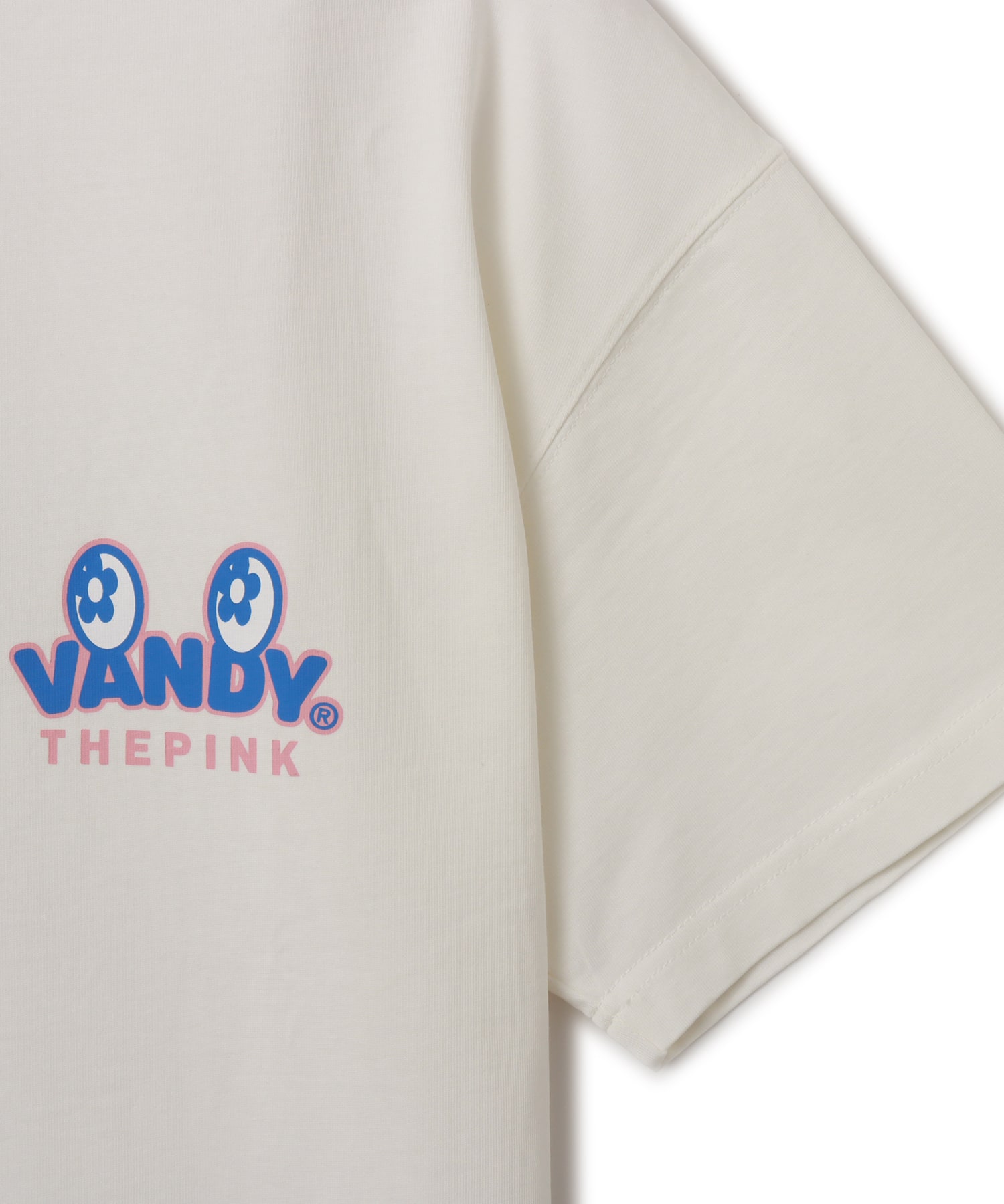 VANDYTHEPINK x ATMOS Banana Split Eye Logo Tee WHITEの画像