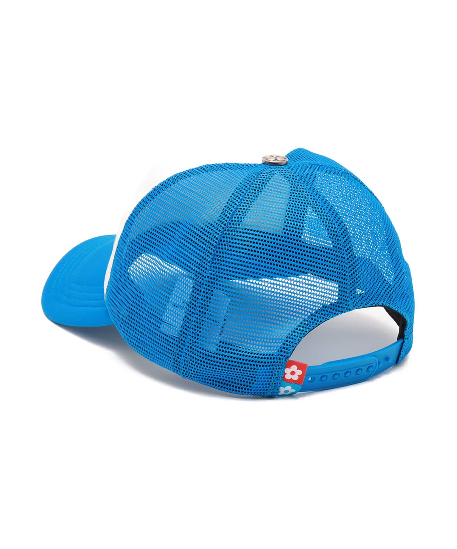 VANDYTHEPINK x ATMOS Cherry Trucker Mesh Cap BLUEの画像