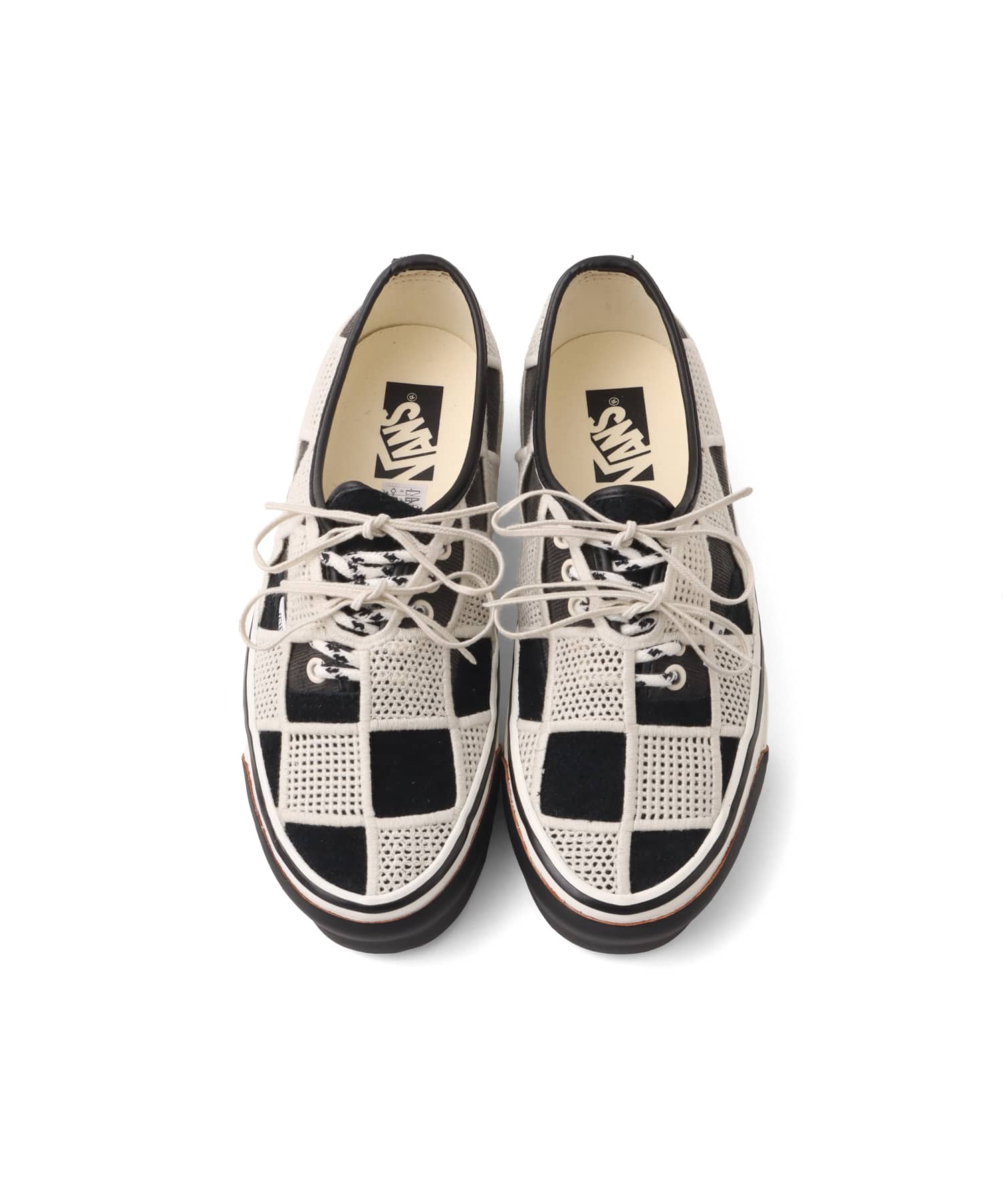 VANS LX Authentic 44 Shell Knit Black/Egretの画像
