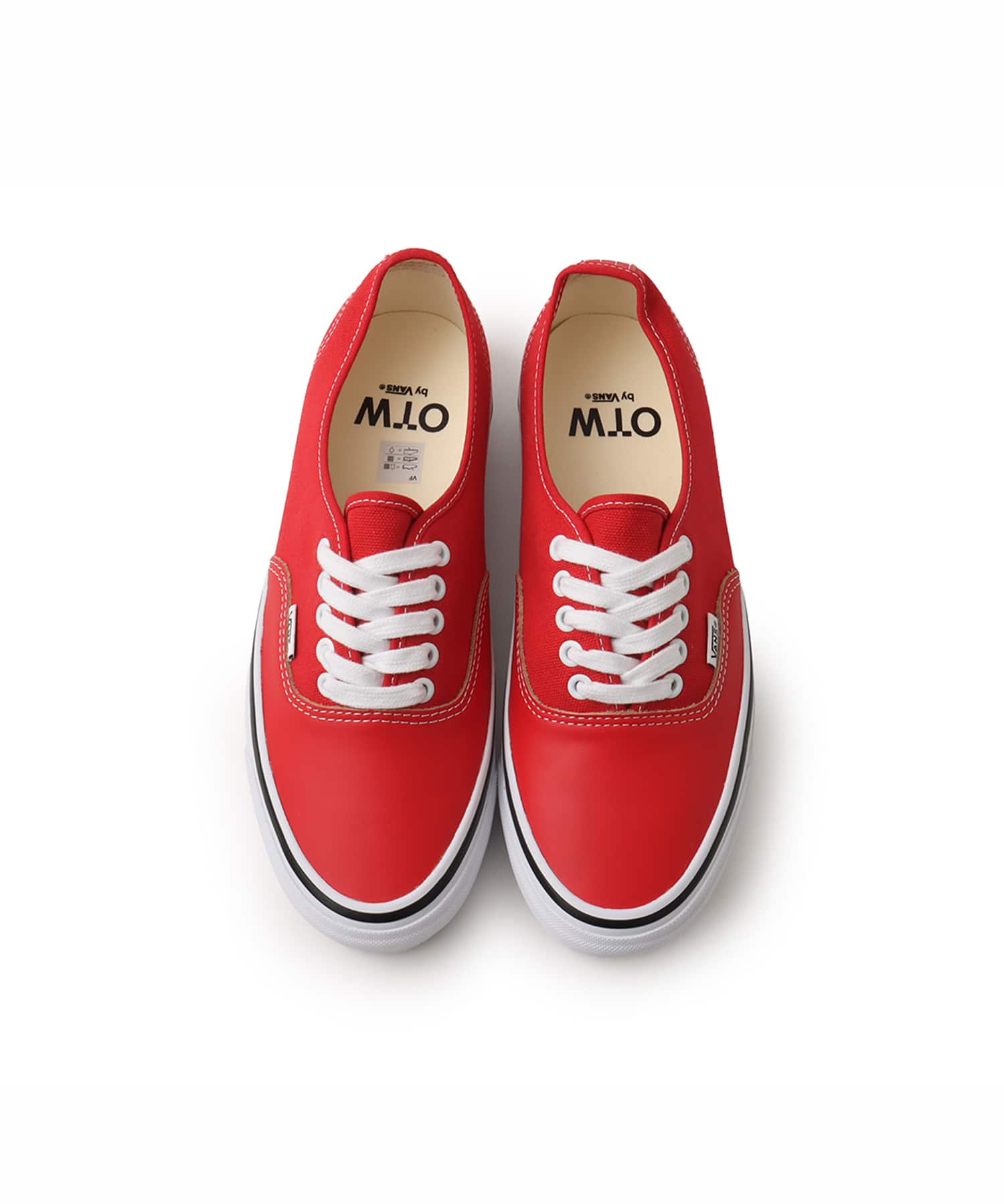 VANS OTW Authentic 44 Siped Vibram Racing Redの画像