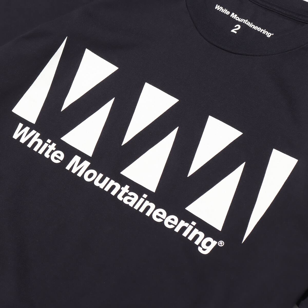 WHITE MOUNTAINEERING WM LOGO PRINTED TSHIRT NAVY 21SPI