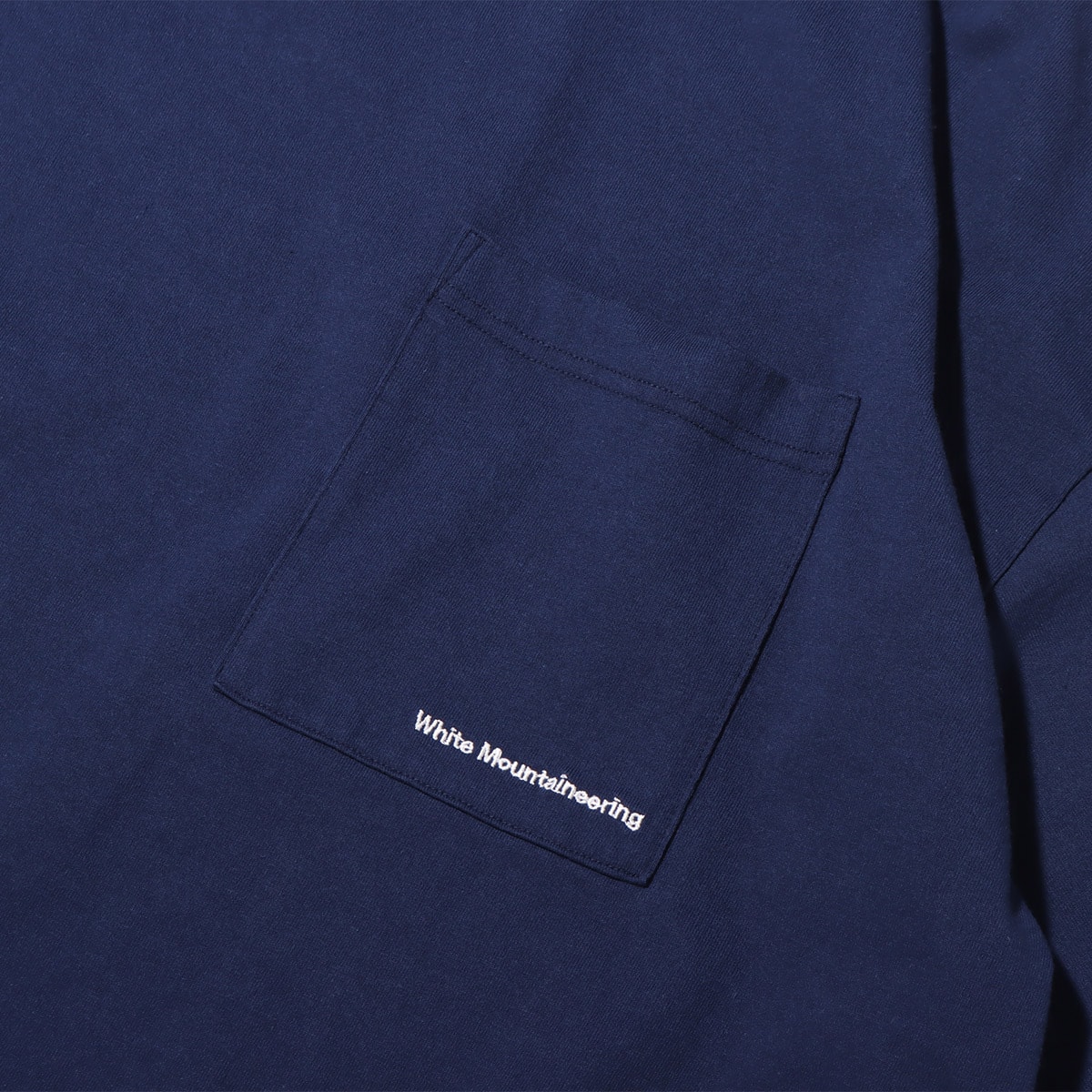 WHITE MOUNTAINEERING WIDE ASYMMETRY T-SHIRT NAVY 21FA-Iの画像